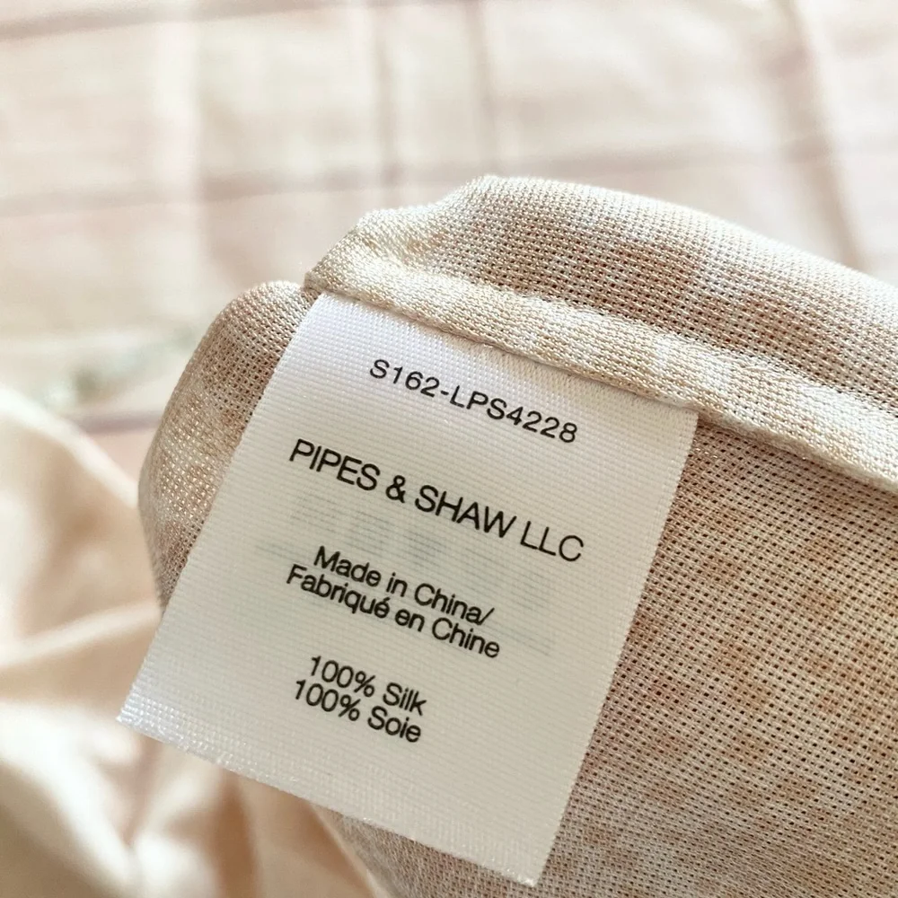 Veronica Beard Natural Bahia Silk Blouse - 6 - Picture 12 of 15